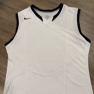 Nike Team White Athletic Tank